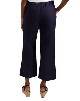 Lillie Linen Kick Flare Leg Pants
