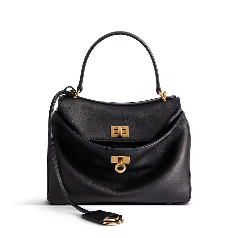 Balenciaga Rodeo Mini Handbag Crocodile Embossed