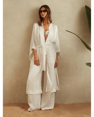 REISS - Nell Long Textured Kimono Cover-Up