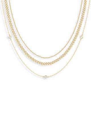 Shashi Emily Layered Necklace, 17.75-19.5