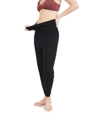  The Maternity Softest Rib Over Under Lounge Pant