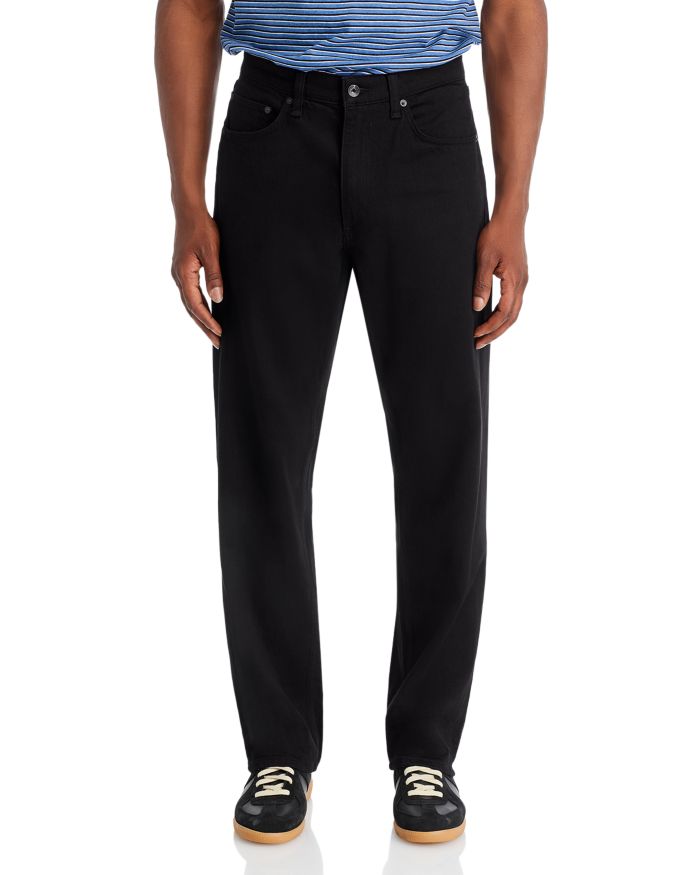 Fit 4 Authentic Stretch Straight Jeans Black