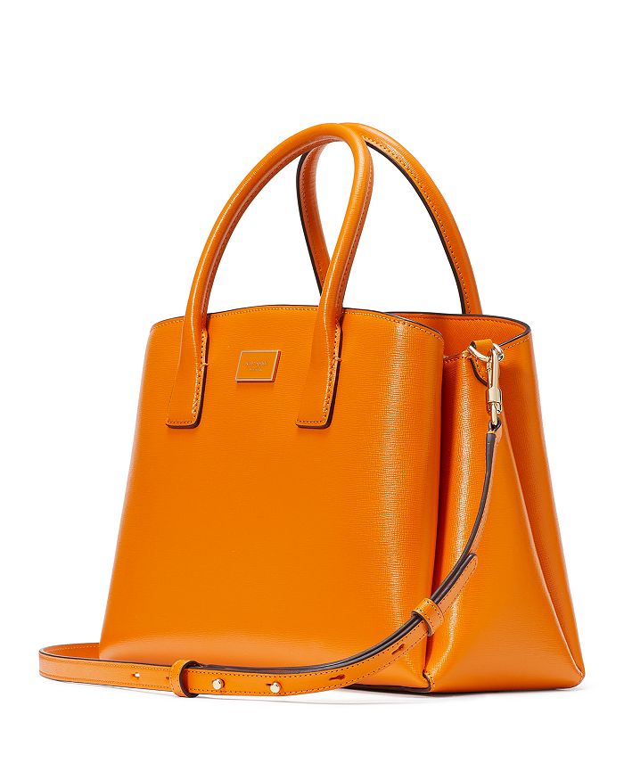 Shop Kate Spade New York Serena Saffiano Leather Satchel In Turmeric Root