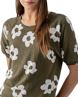 Shop Sanctuary Sunny Days Short Sleeve Sweater Top In Burnt Olive