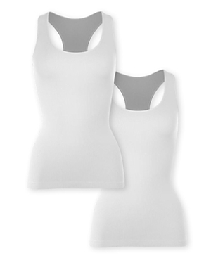 MALIBU SUGAR BUNDLE OF TWO TEEN RIBBED RACER BACK TANK TOP - JUNIORS 12-16 - BIG KID
