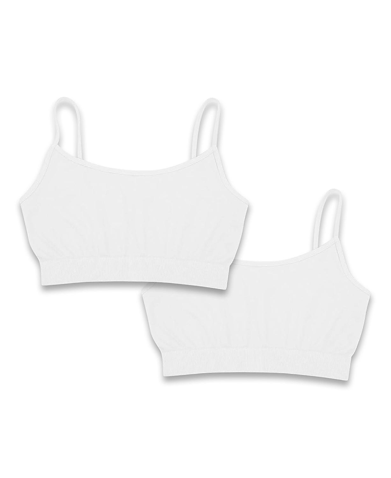 Malibu Sugar Girls' Bundle of Two Bandeau Bra Cami - Big Kid
