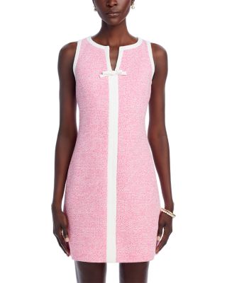 open lace back dress Chic Little Fall 2001 Chanel by Karl Lagerfeld Runway Pastel Pink Dres –  Shrimpton Couture main image 1