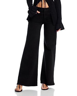 Mother Lil' Twister Sneak Jeans In Pitch