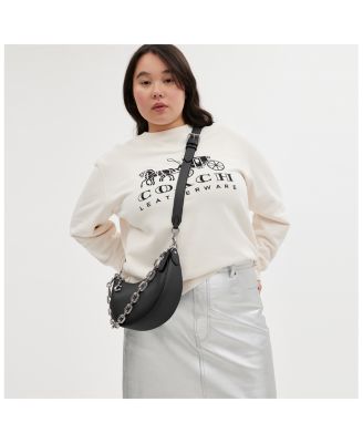 COACH Mira Leather Crescent Shoulder Bag | Bloomingdale's