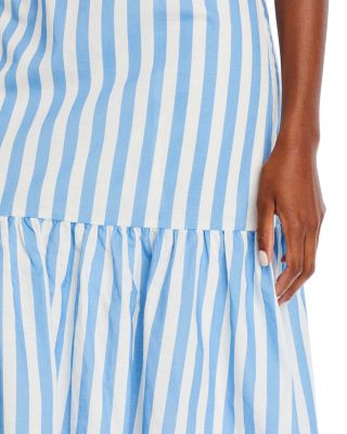 Stripe Bustier Midi Dress - Exclusive