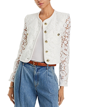 Shop Generation Love Amber Lace Jacket In White
