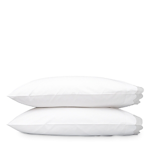 Matouk Lorelei Standard Pillowcase Set In Silver