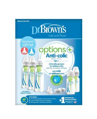  Dr. Browns Unisex 17 Piece Anti-Colic Options+ Baby Bottle Newborn Feeding Set