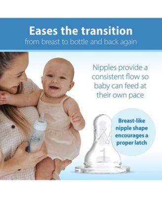  Dr. Browns Boys' Anti-Colic Options+ Narrow Baby Bottles 8oz, 4 Pack