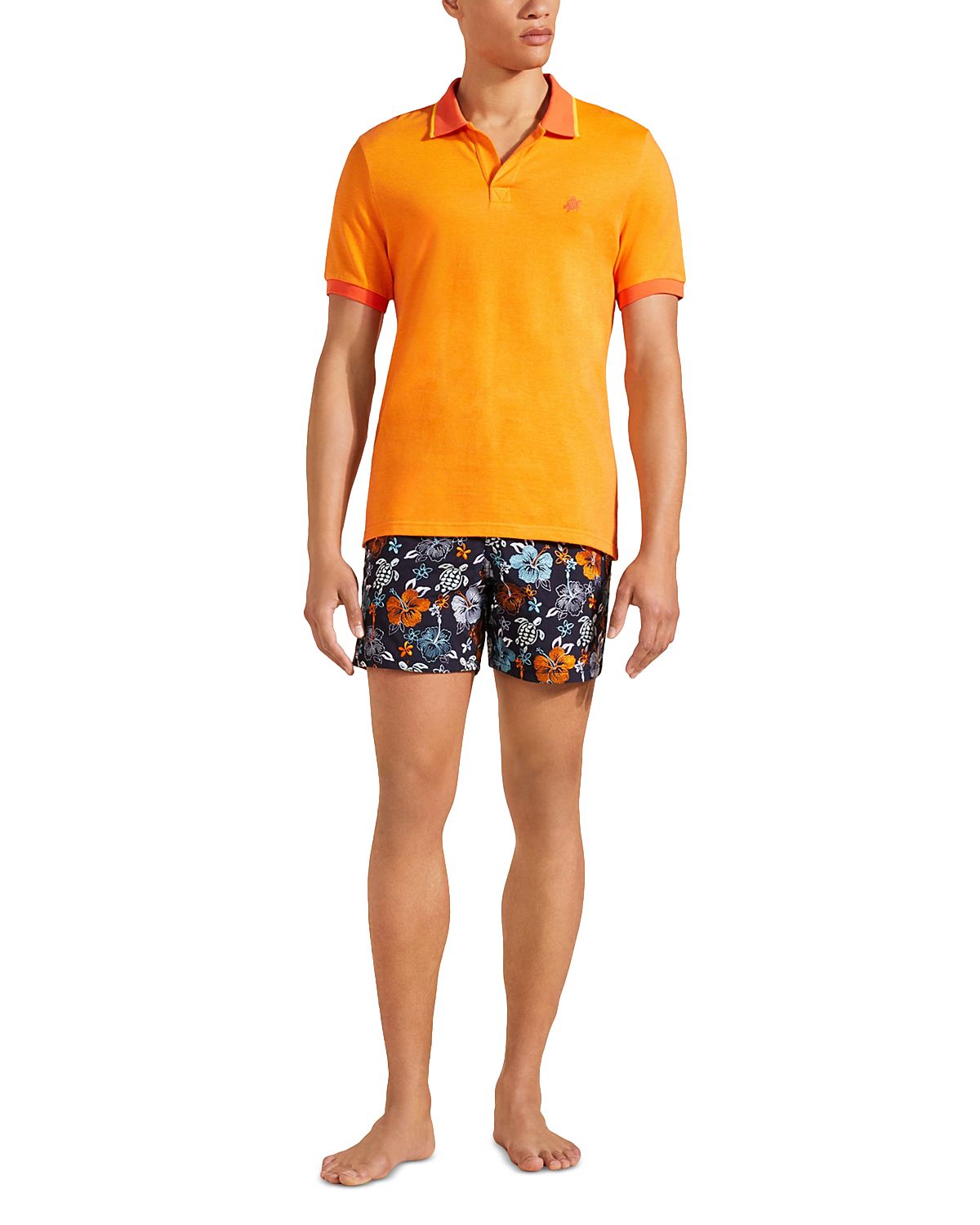 Vilebrequin Palan Classic Fit Cotton Pique Polo Shirt