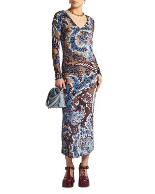 Etro - Mesh Midi Dress