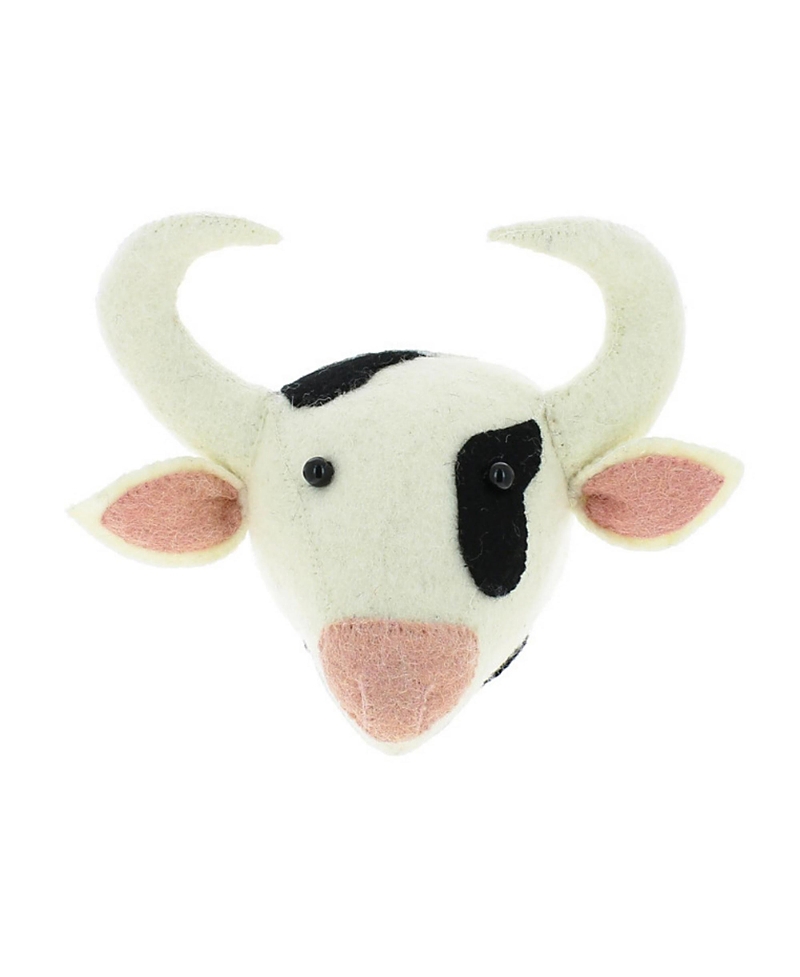 Fiona Walker England Mini Cow Head Wall Hanging