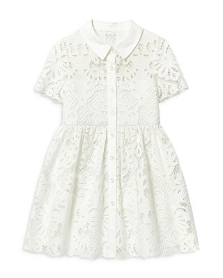 Self-Portrait - Girls' Lace Mini Dress - Little Kid, Big Kid