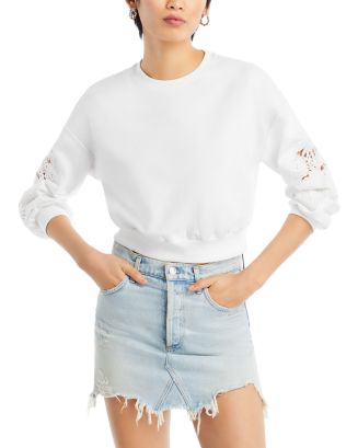 Arabella Lace Combo Sweatshirt