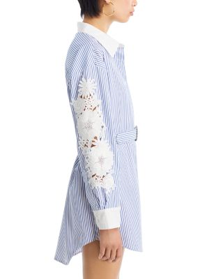 Mabel Lace Sleeve Shirt Dress