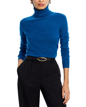 C By Bloomingdale's Cashmere Turtleneck Sweater - Exclusive In Heather Dark Ocean