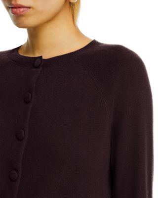 100% Cashmere Crewneck Cardigan - Exclusive