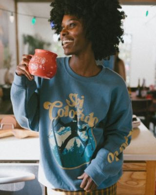 Unisex Ski Colorado Flea Market Fleece