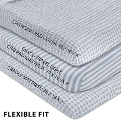 Waterproof Changing Pad Cover | Cradle Sheet Set
