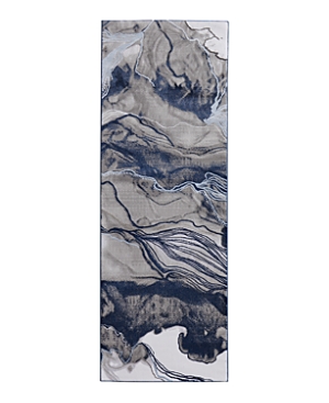 Shop Feizy Gaspar 78739ktf Runner Area Rug, 2'10 X 8' In Blue/gray