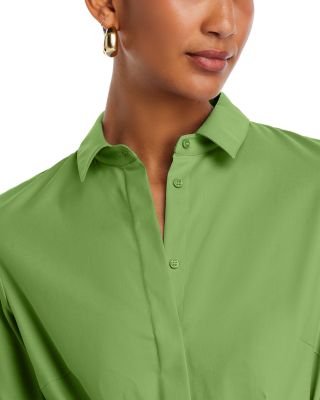 Debra Tie Waist Shirt Dress