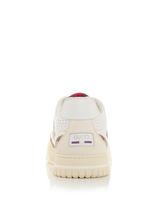 Men's Re-Web Low Top Canvas and Leather Sneakers