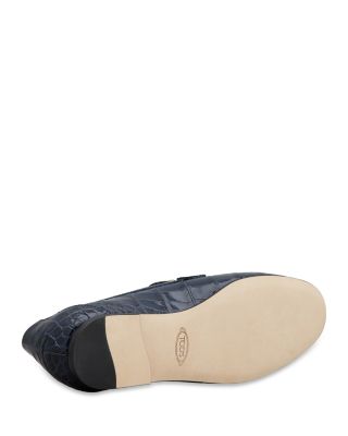 Women's Kate Croc Embossed Loafers