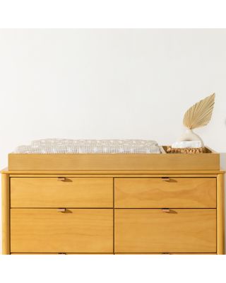 Quilted Changing Pad Cover in GOTS Certified Organic Muslin Cotton