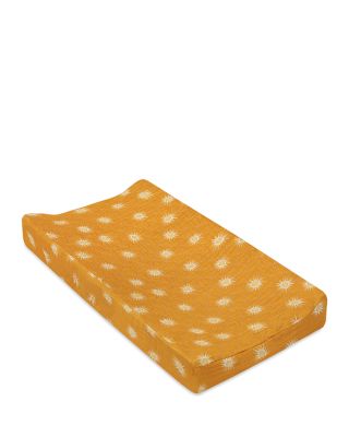 Quilted Changing Pad Cover in GOTS Certified Organic Muslin Cotton