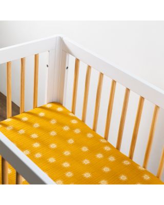 Mini Crib Sheet in GOTS Certified Organic Muslin Cotton