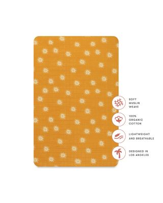 Mini Crib Sheet in GOTS Certified Organic Muslin Cotton