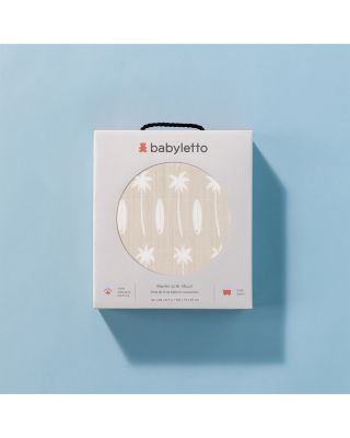 Crib Sheet in GOTS Certified Organic Muslin Cotton