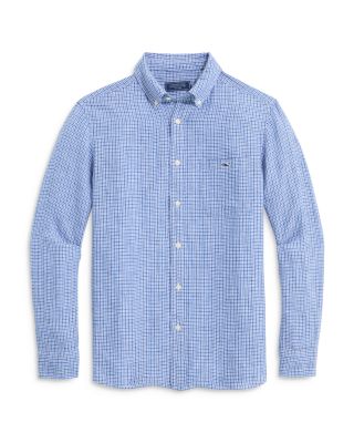 Vineyard Vines - Tisbury Linen Tattersall Check Regular Fit Button Down Shirt