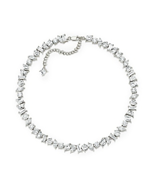 Lab Grown Diamond Mixed Shaped Illuminate Choker Necklace in 14K White Gold, 35.75 ct. t.w.