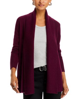 Shawl-Collar 100% Cashmere Cardigan - Exclusive