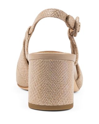 Women's Song Pointed Toe Slingback Pumps 