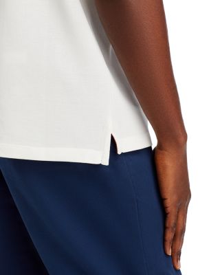 Striped Placket Polo