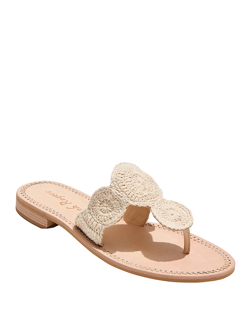 Shop Jack Rogers Women's Jacks Crochet Sandals In Natural
