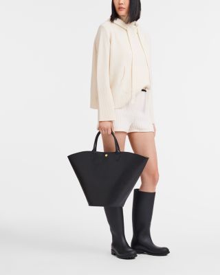 &Eacute;pure XL Top Handle Leather Tote