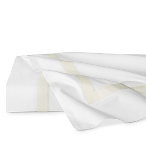 Sferra Estate Flat Sheet, King In White/ivory
