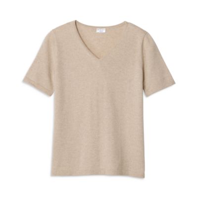 Intimita Cashmere V Neck Top