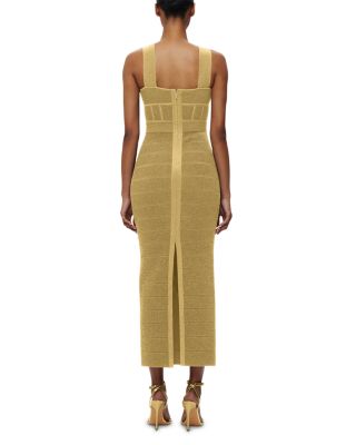 Textured Lurex Sweetheart Gown