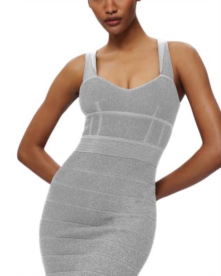 Textured Lurex Sweetheart Gown