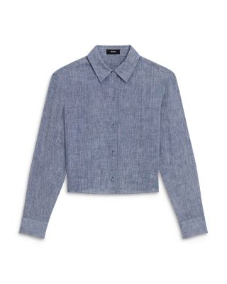 Theory - Cropped Shirt