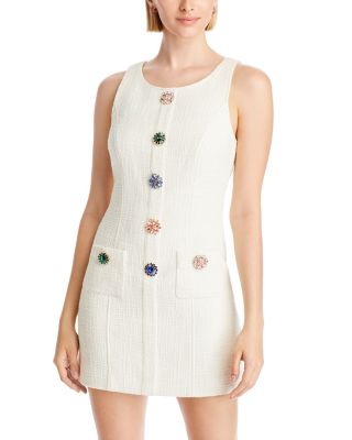 Cinq à Sept - Randi Embellished Button Dress